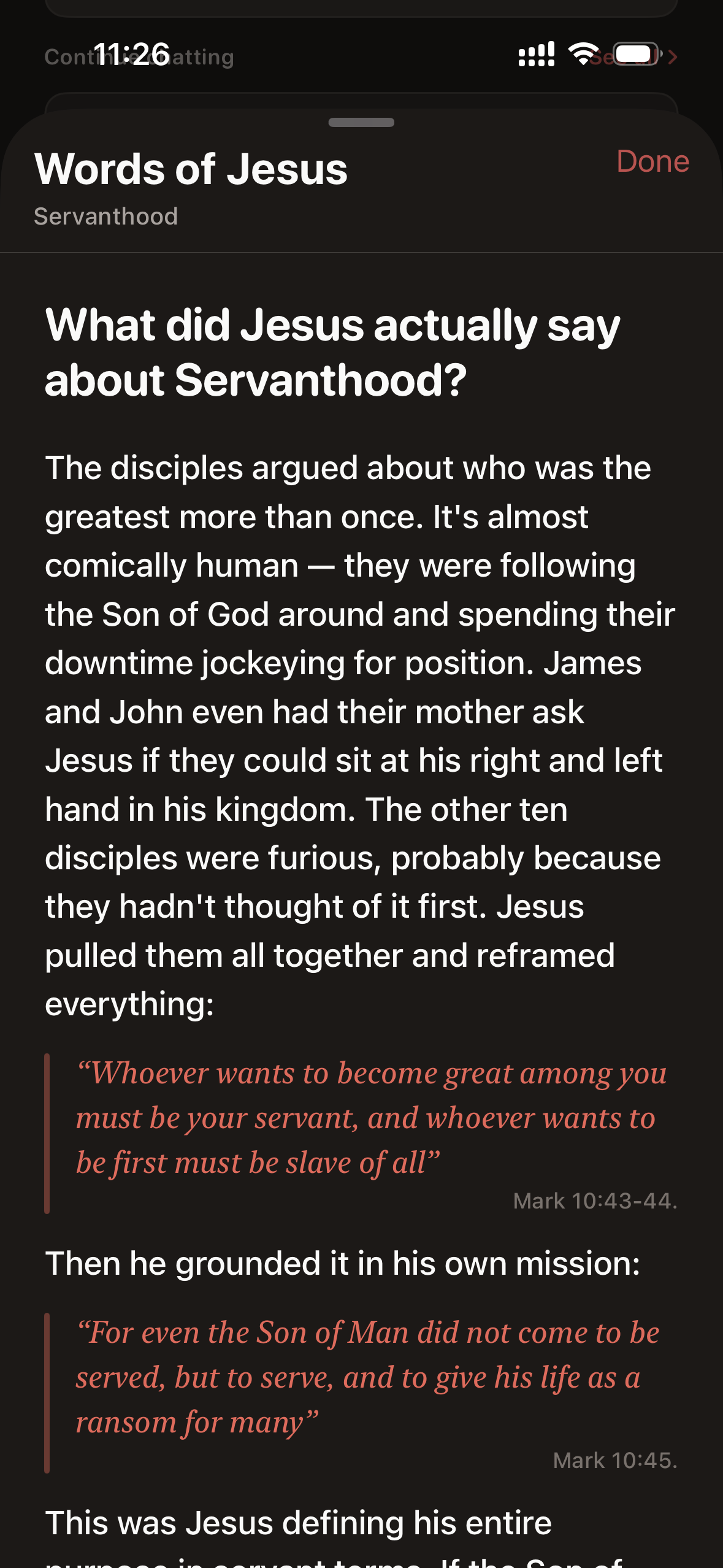 Words of Jesus essay